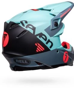 Flash Sale ❤️ Bell Moto-9S Flex Seven Vanguard LE Helmet - Aqua/Black - M ⭐ -Motorcycle helmet Shop BE7148761 p 6