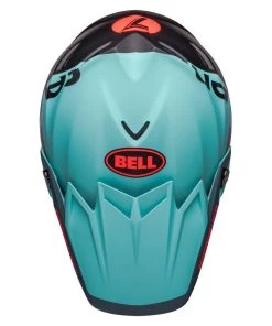 Flash Sale ❤️ Bell Moto-9S Flex Seven Vanguard LE Helmet - Aqua/Black - M ⭐ -Motorcycle helmet Shop BE7148761 p 7