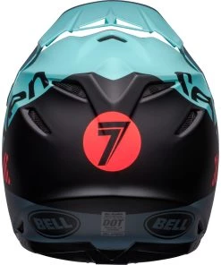 Flash Sale ❤️ Bell Moto-9S Flex Seven Vanguard LE Helmet - Aqua/Black - M ⭐