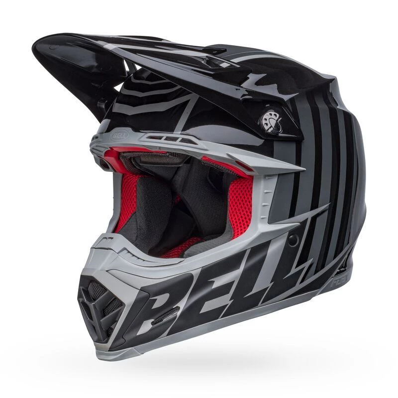 Cheapest 🔥 Bell Moto-9S Flex Sprint Helmet - Black/Grey - M 🔥 4 Cheapest 🔥 Bell Moto-9S Flex Sprint Helmet - Black/Grey - M 🔥 - Image 4