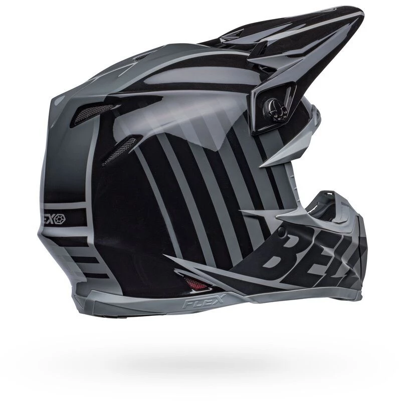 Cheapest 🔥 Bell Moto-9S Flex Sprint Helmet - Black/Grey - M 🔥 8 Cheapest 🔥 Bell Moto-9S Flex Sprint Helmet - Black/Grey - M 🔥 - Image 8