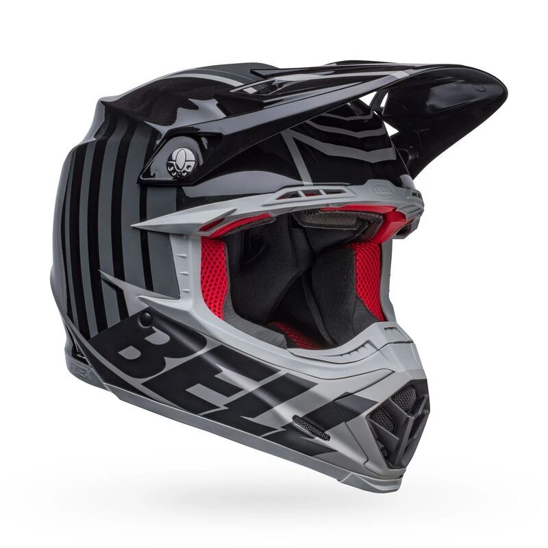 Cheapest 🔥 Bell Moto-9S Flex Sprint Helmet - Black/Grey - M 🔥 2 Cheapest 🔥 Bell Moto-9S Flex Sprint Helmet - Black/Grey - M 🔥 - Image 2